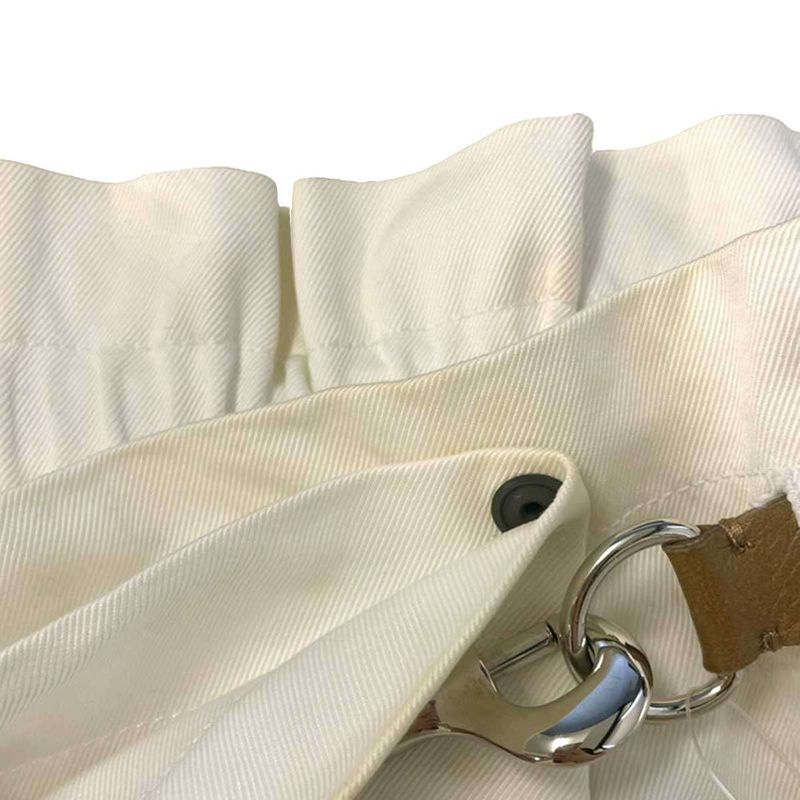 Celine by Phoebe Philo Phoebe Period Wrap Skirt White 38