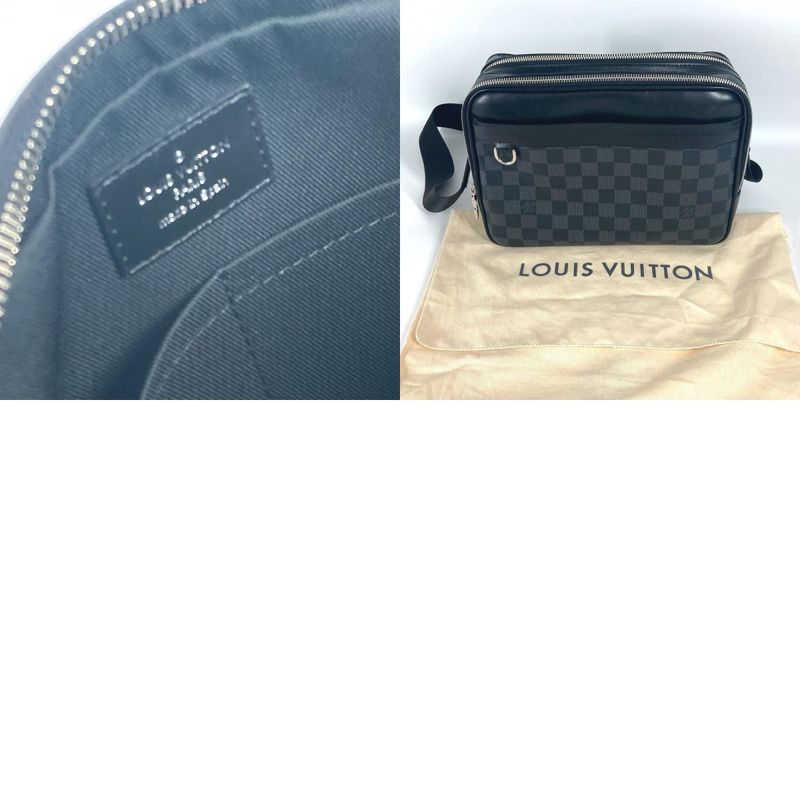 Louis Vuitton Trocadero Shoulder Bag N40087 Damier Graphite Canvas Black