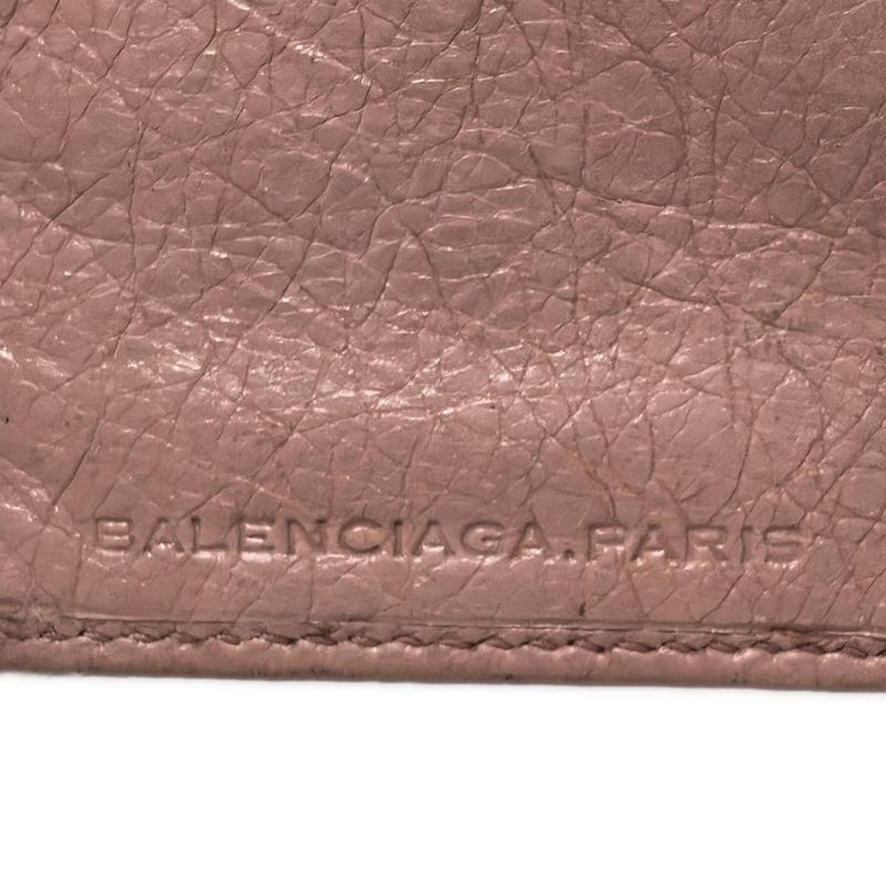 Balenciaga Giant Continental Long Wallet 253054 Light Pink Leather