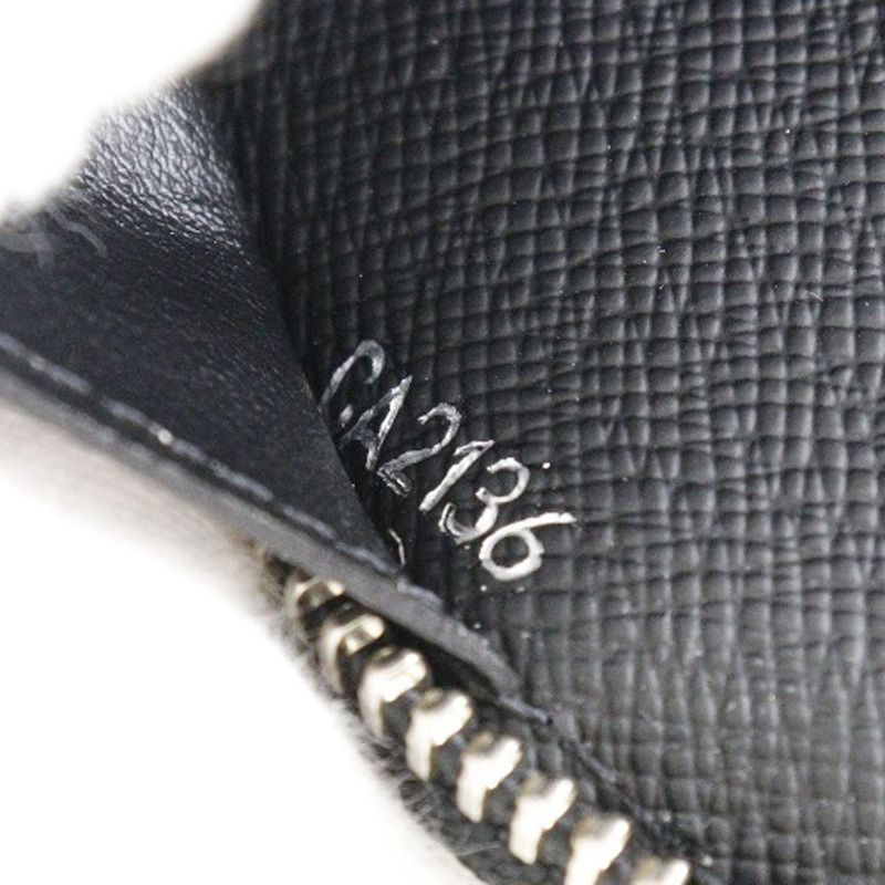 Louis Vuitton Zippy Organizer M60632 Epi Leather Noir Black Ca2136 Men's Long
