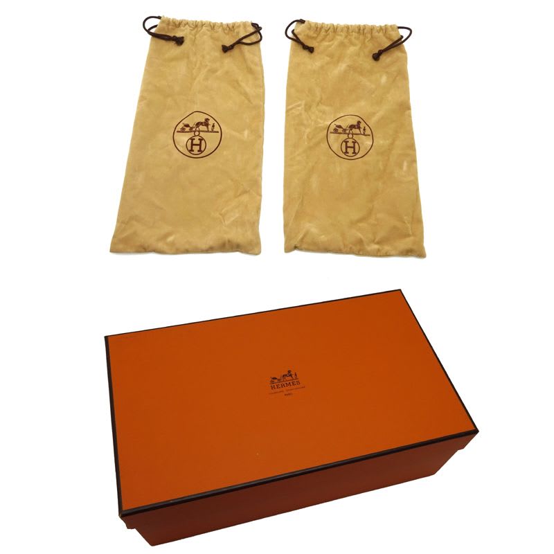 Hermes Mocha Size 24.5 Loafers