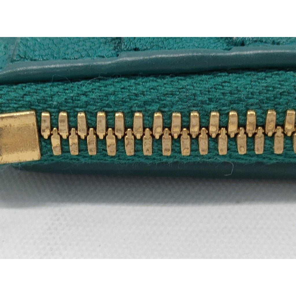 Bottega Veneta Coin Card Case Intrecciato Fragment Green Leather — view 4
