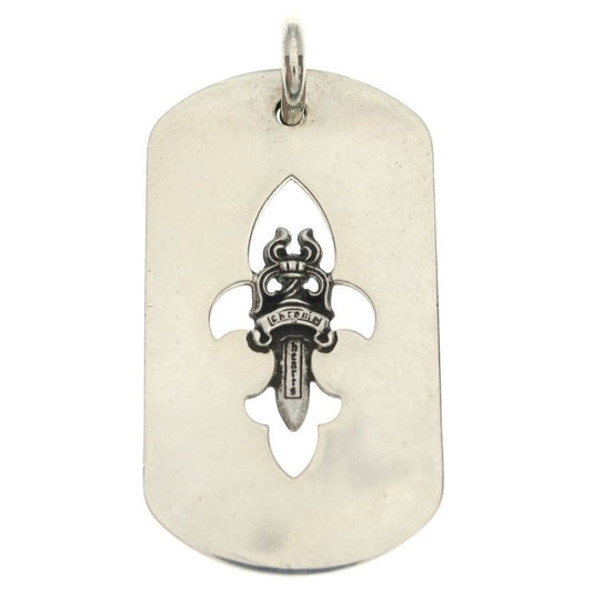 Chrome Hearts D Tag Lrg Fle Dag Fudaga Dog Tag Large Necklace Top