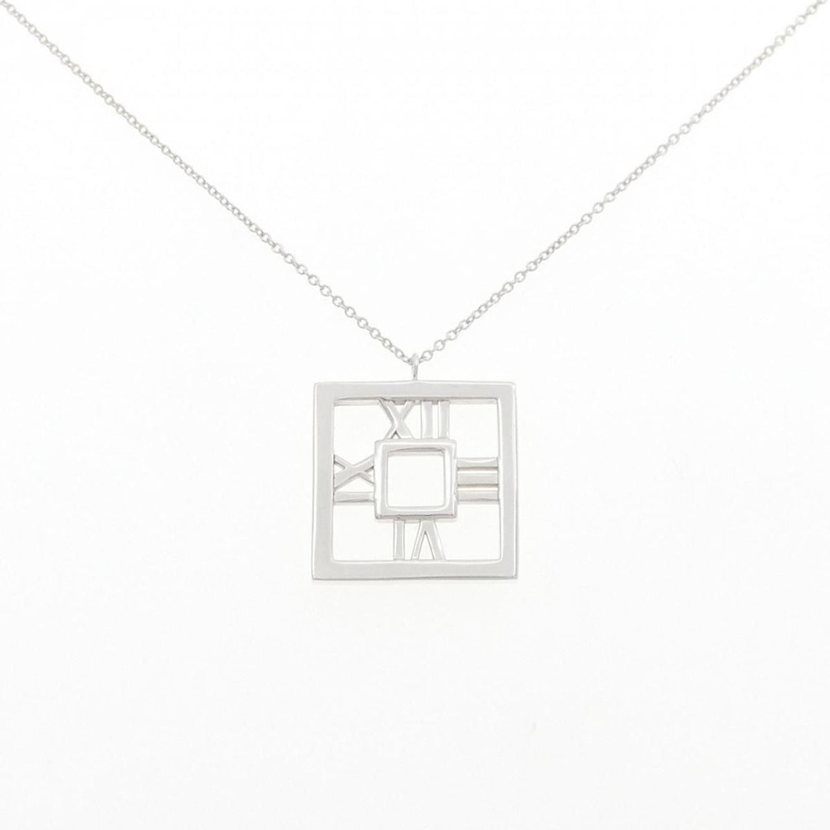Tiffany & Co. Atlas Square Necklace