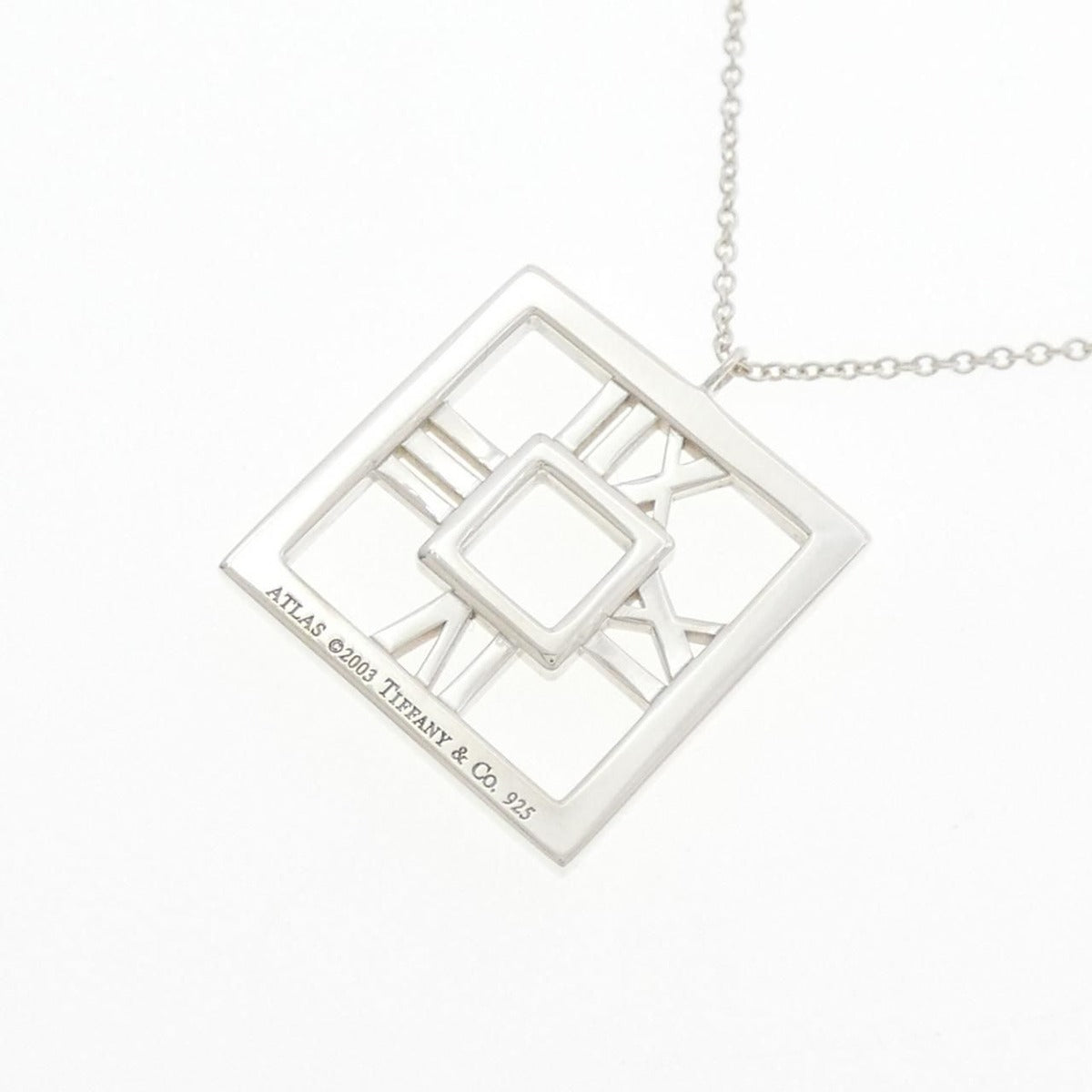 Tiffany & Co. Atlas Square Necklace — view 4