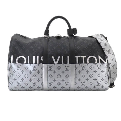 Louis Vuitton Monogram Eclipse Split Keepall Bandouliere 50 2-Way