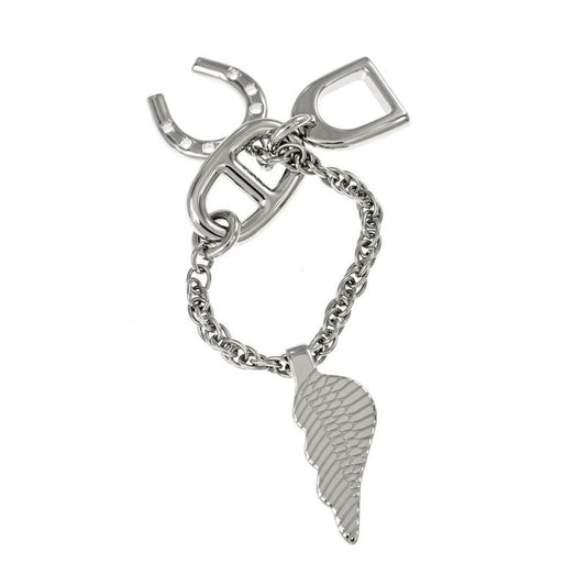Hermes Key Holder Bon Voyage Silva Hardware Ring Missing