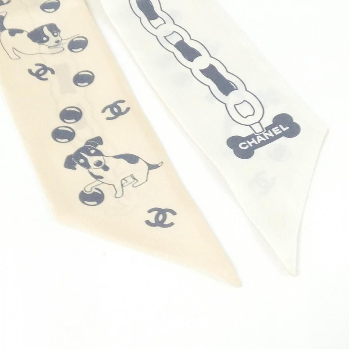 Chanel Hair Band Hair Accessories White — view 2