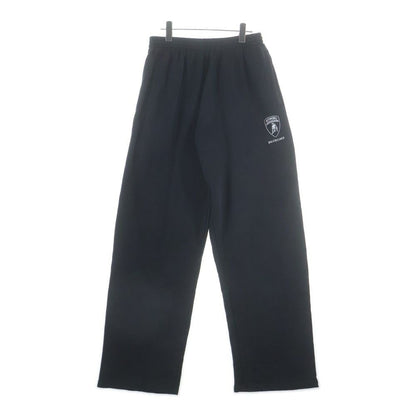 Balenciaga Fall 25 Lamborghini Nicolabo Automobili Cotton Sweatpants Black Pants
