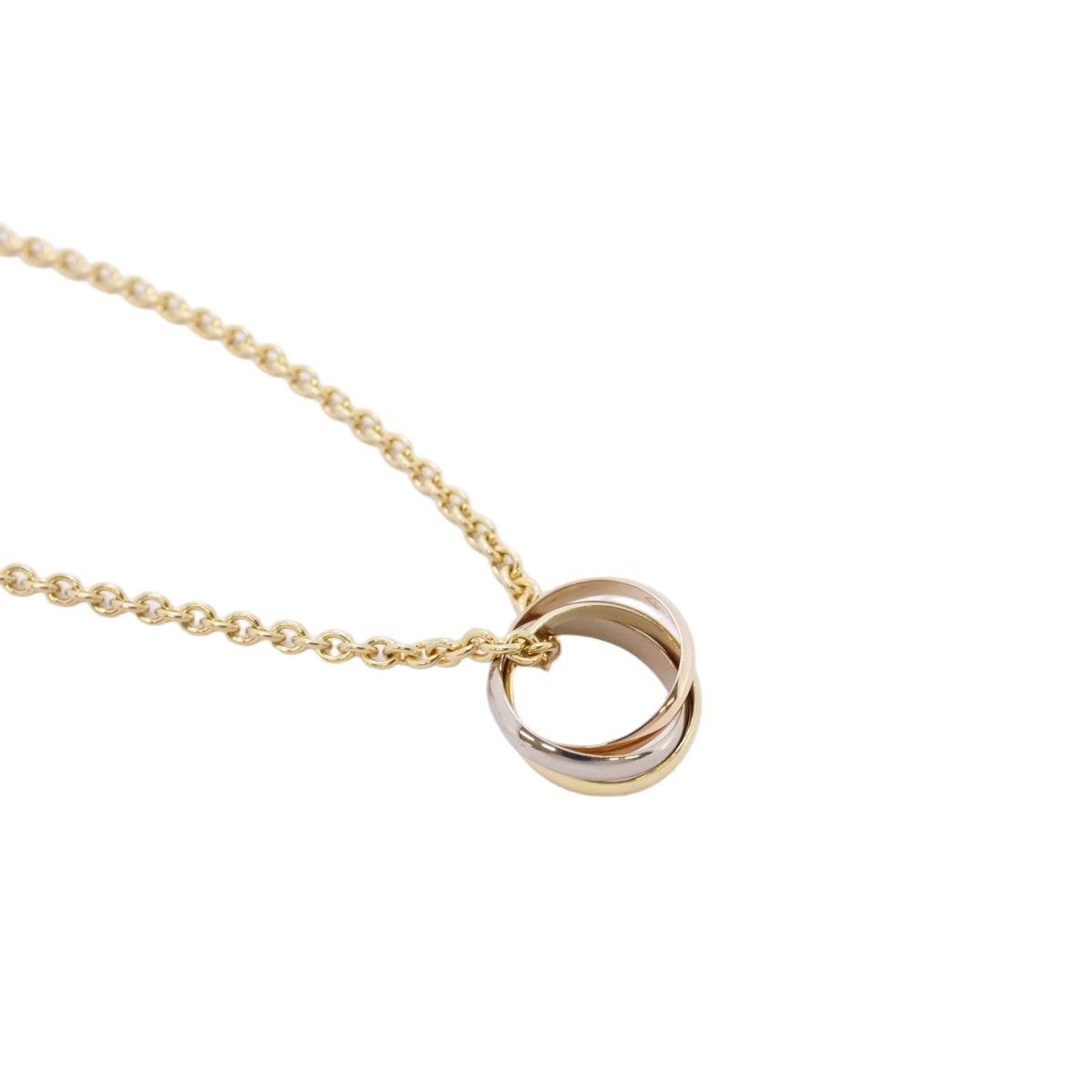 Cartier Necklace Baby Trinity 18k Yellow Gold 18k White Pink — view 2