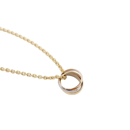 Cartier Necklace Baby Trinity 18k Yellow Gold 18k White Pink — view 2