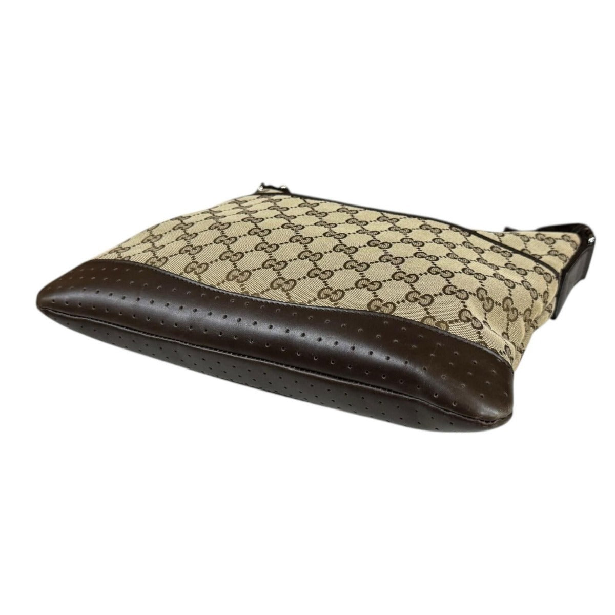 Gucci GG Canvas Shoulder Bag Brown — view 5