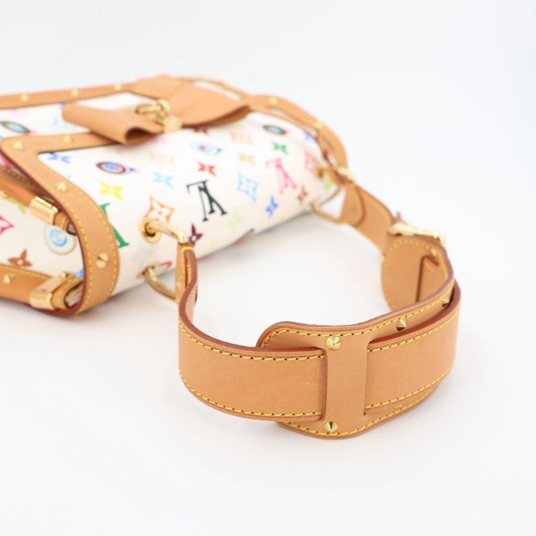 Louis Vuitton Sac Lava Blanc Multicolor Monogram Shoulder Bag — view 4
