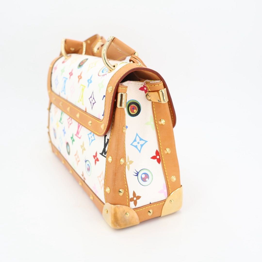 Louis Vuitton Sac Lava Blanc Multicolor Monogram Shoulder Bag — view 8