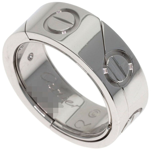 Cartier Astro Love Ring 50 18k White Gold
