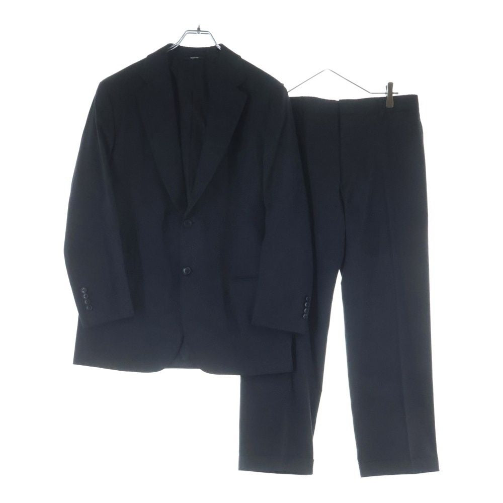 Hermes Cashmere Blend Wool Tailored Jacket Trousers Long Pants Set Suit Gray