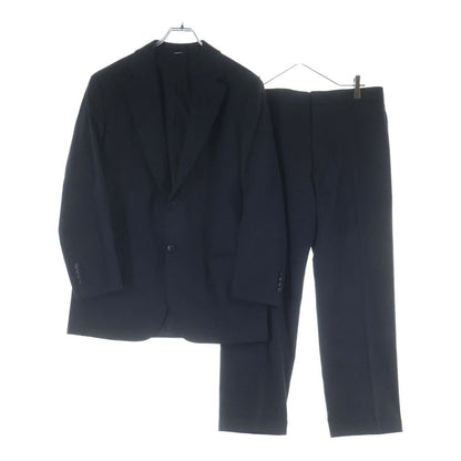 Hermes Cashmere Blend Wool Tailored Jacket Trousers Long Pants Set Suit Gray
