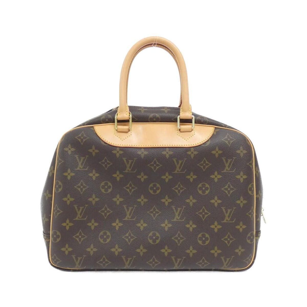 Louis Vuitton Monogram Bowling Vanity Bag Brown Marron — view 2