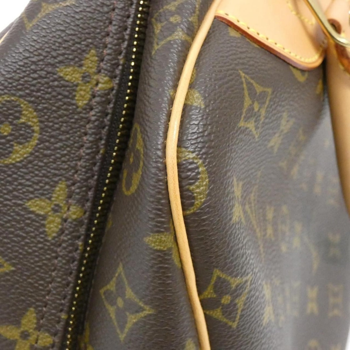 Louis Vuitton Monogram Bowling Vanity Bag Brown Marron — view 5