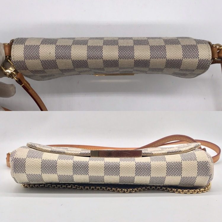 Louis Vuitton Damier Azur Favorite MM Shoulder Bag — view 4
