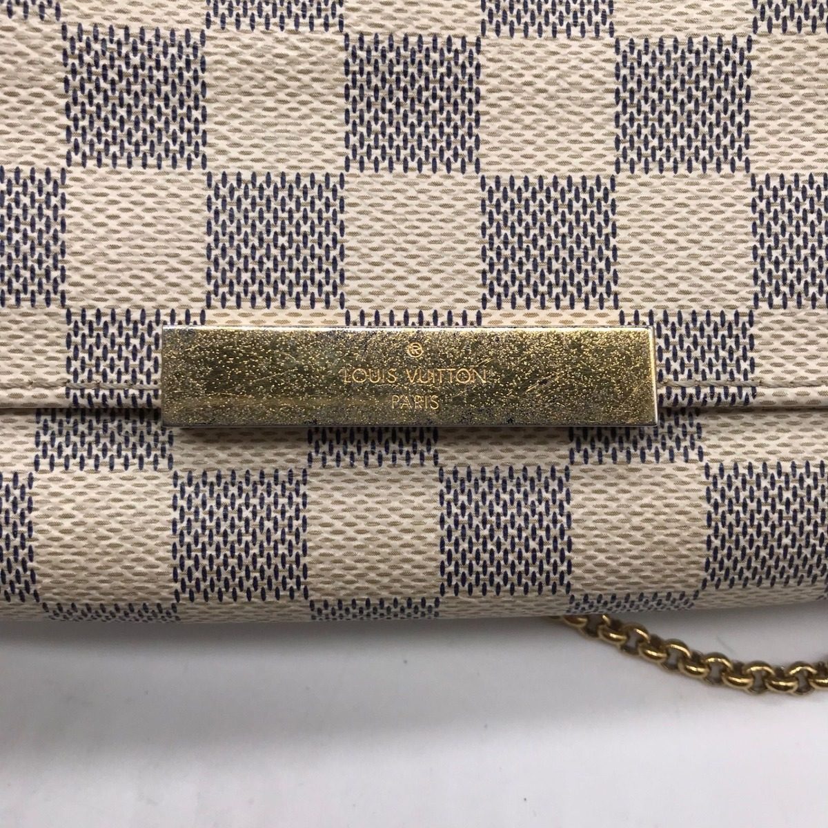 Louis Vuitton Damier Azur Favorite MM Shoulder Bag — view 8