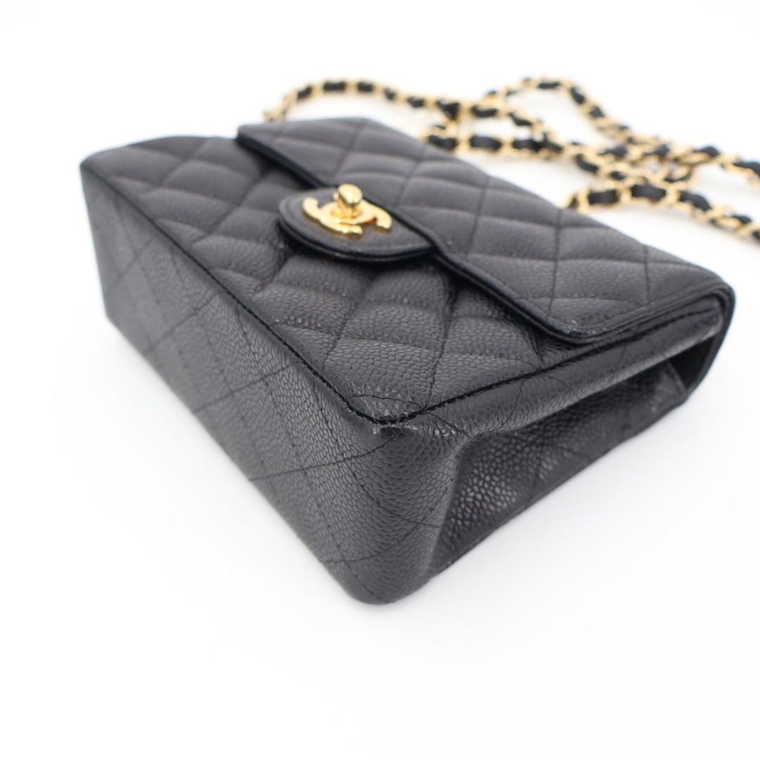 Chanel Mini Quilted Chain Shoulder Bag — view 11