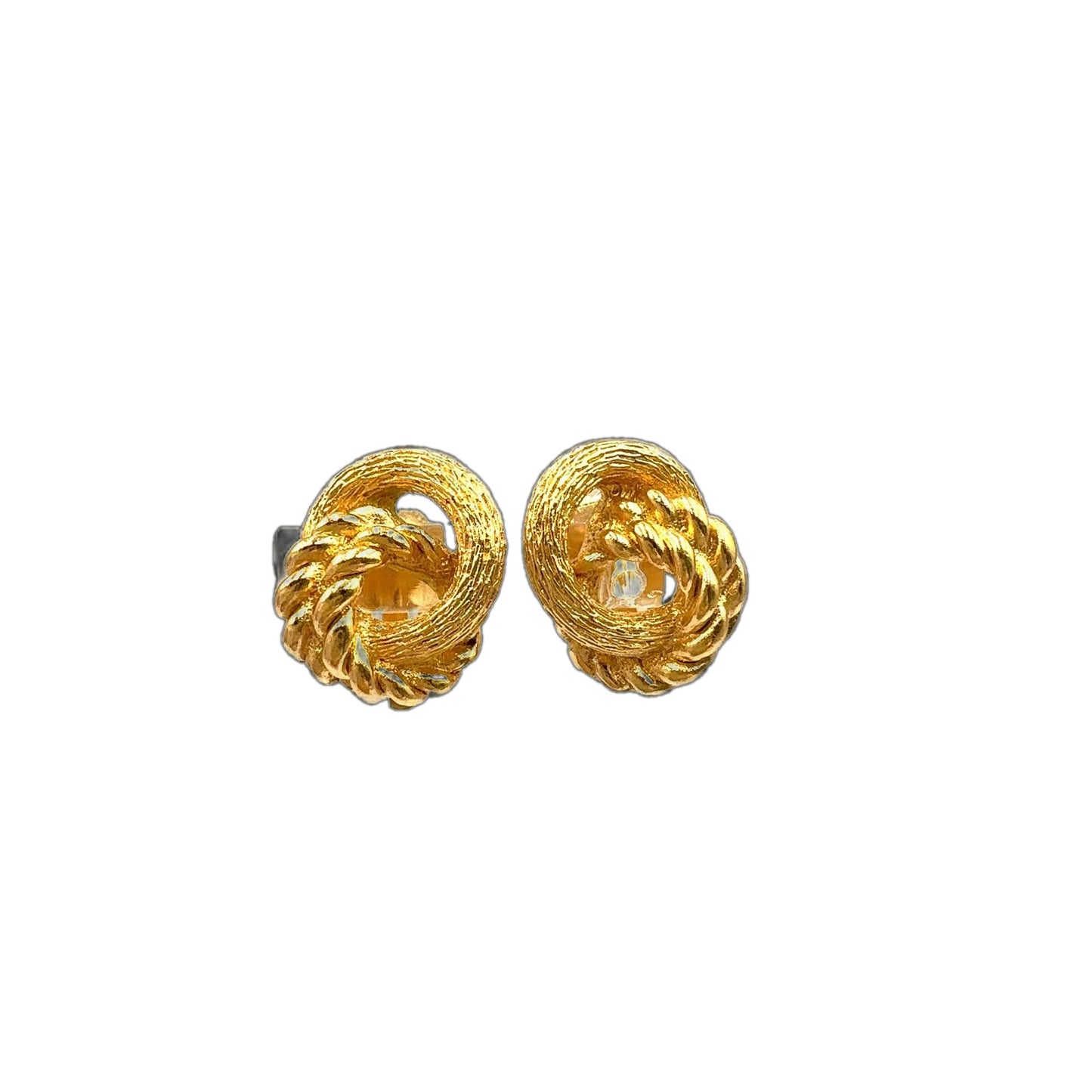 Dior Twist Gold Plated Earrings