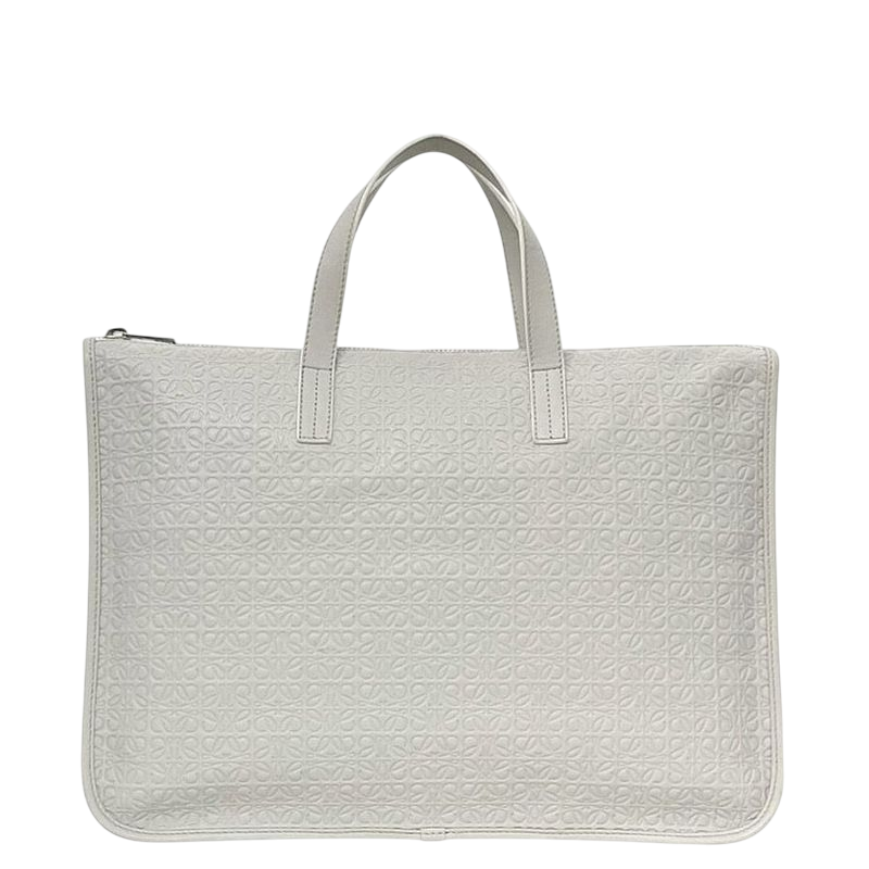 Loewe Business Bag White Repeat Anagram 358.23l18