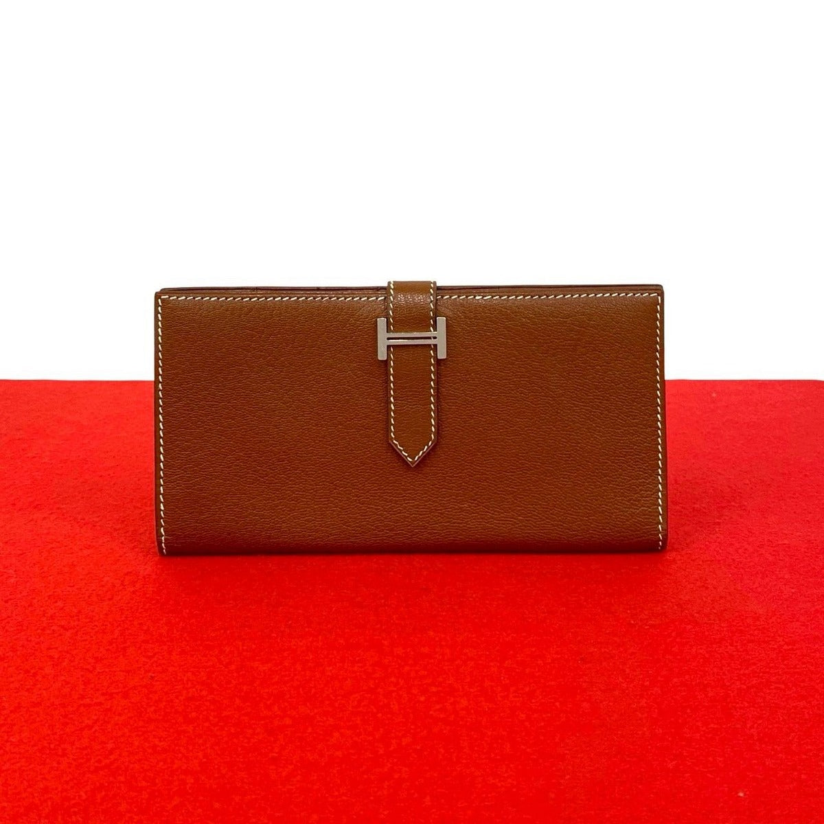 Hermes Bearn Souffle Veau Epsom Bifold Long