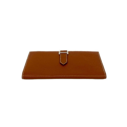 Hermes Bearn Souffle Veau Epsom Bifold Long — view 6