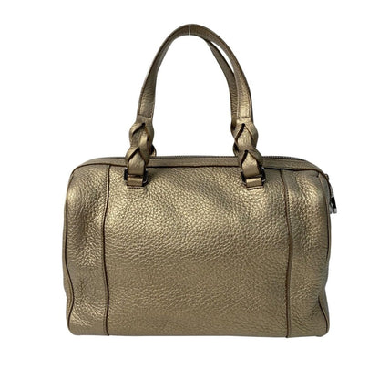 Loewe Justa Boston Bag Anagram Gold — view 2