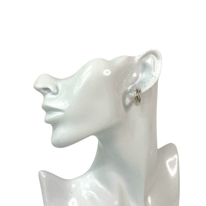 Bottega Veneta Hoop Earrings Silver — view 2