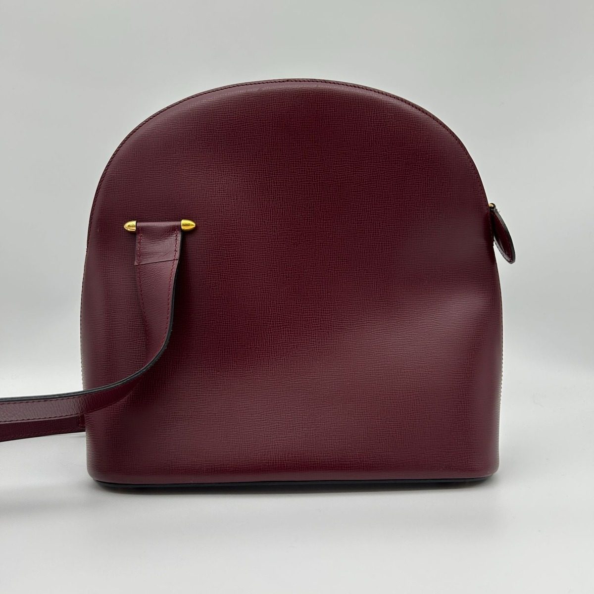 Cartier Vintage Must Line Crossbody Shoulder Bag Pochette Bordeaux