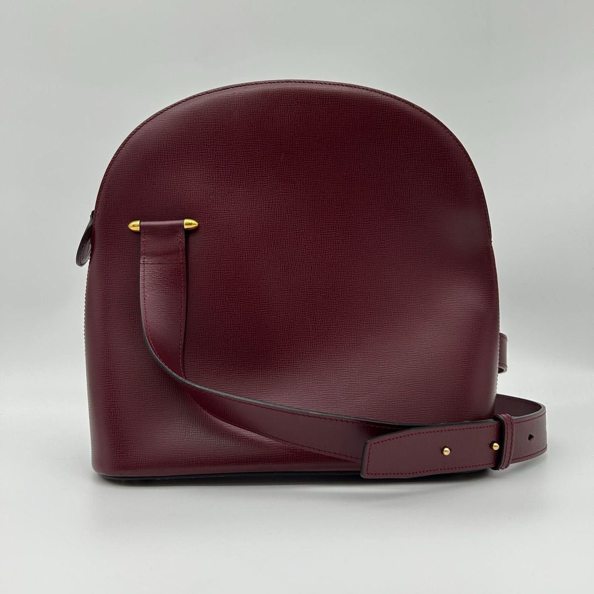 Cartier Vintage Must Line Crossbody Shoulder Bag Pochette Bordeaux — view 2