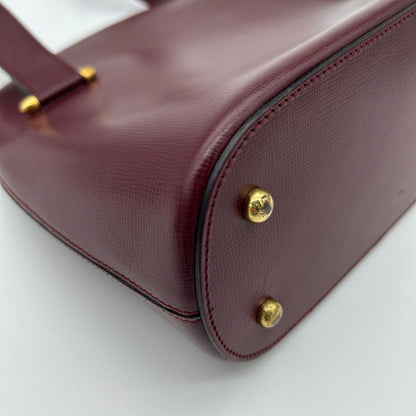 Cartier Vintage Must Line Crossbody Shoulder Bag Pochette Bordeaux — view 9