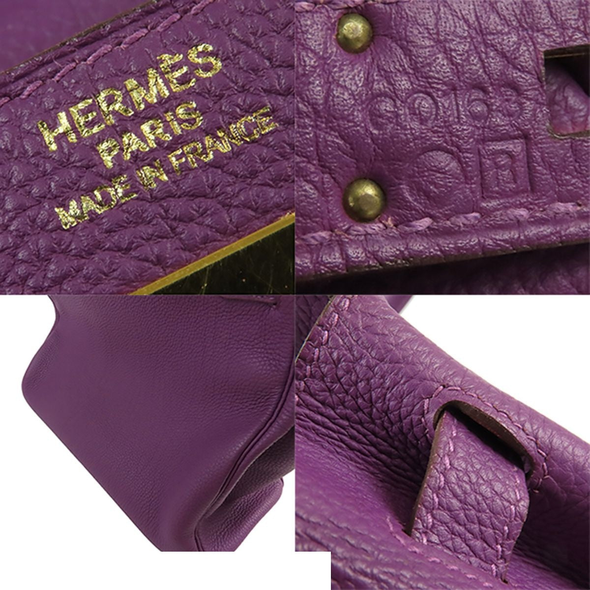 Hermes Kelly 35 Anemone Gold Togo Retourne 2-Way Shoulder Bag — view 6