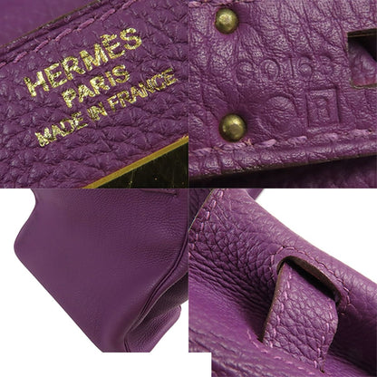 Hermes Kelly 35 Anemone Gold Togo Retourne 2-Way Shoulder Bag — view 6