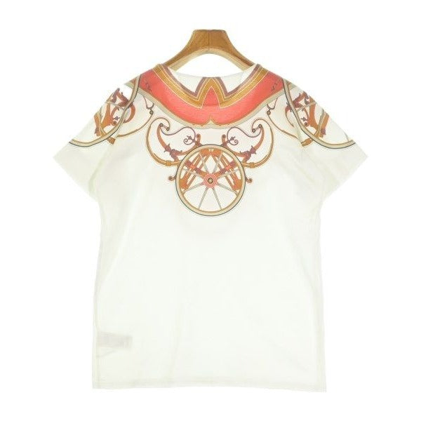 Hermes T-Shirt Cotton White Red Beige — view 2