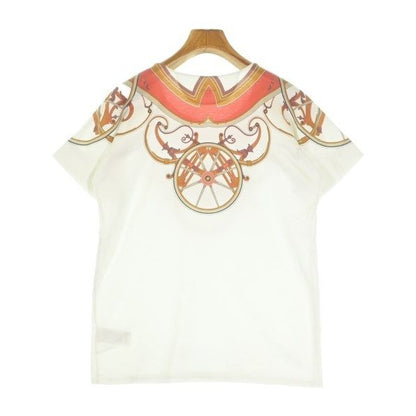 Hermes T-Shirt Cotton White Red Beige — view 2