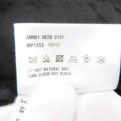 Miu Miu Cotton Logo Patch Wide Pants Black 36 — view 9