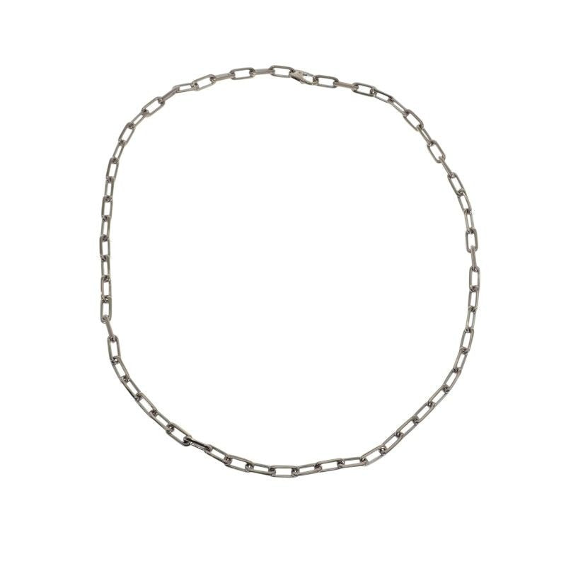 Cartier Santos de Cartier Polished Necklace 18K White Gold