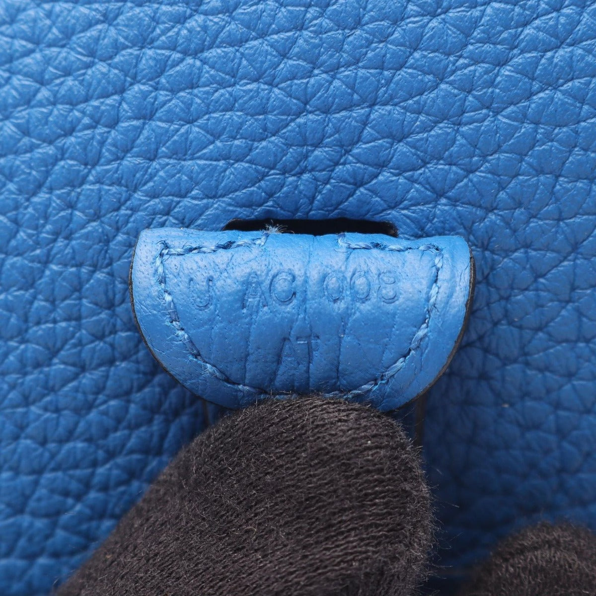 Hermes Shoulder Bag Evelyne Amazon TPM Blue France Leather — view 5