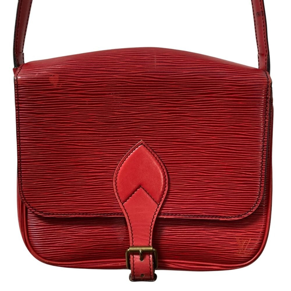 Louis Vuitton Cult Ciel MM Epi Leather Shoulder Bag Red