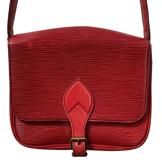 Louis Vuitton Cult Ciel MM Epi Leather Shoulder Bag Red
