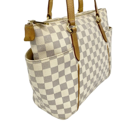 Louis Vuitton Tote Damier Azur Totally PM White — view 2
