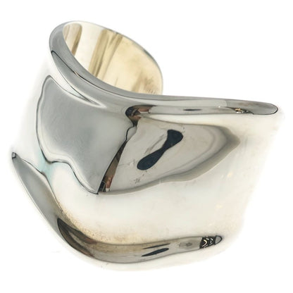 Tiffany & Co Bone Calf Bangle Bracelet Silver