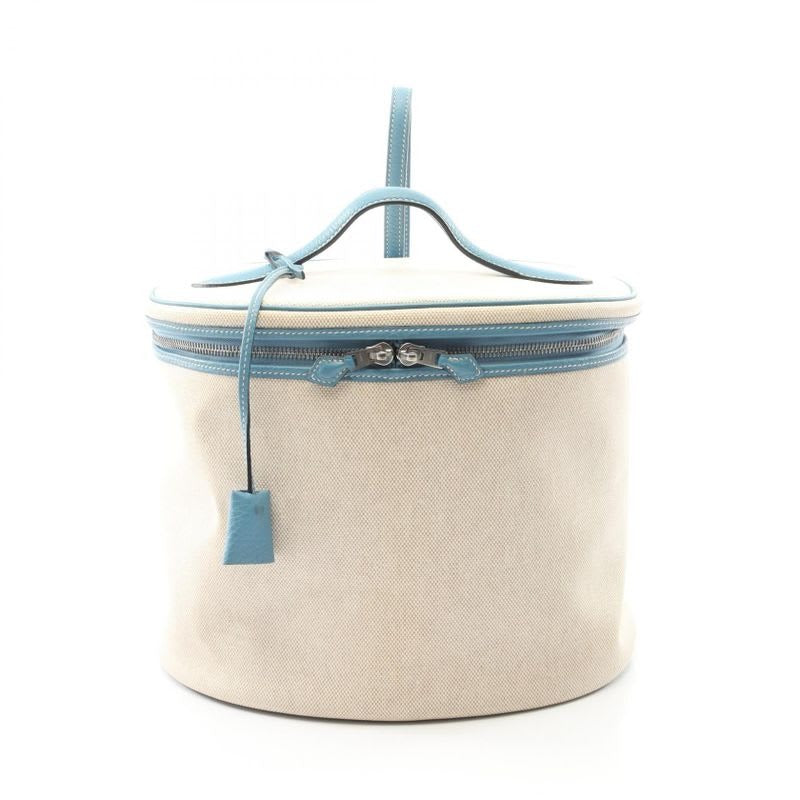 Hermes Handbag Intercity Ecru Blue Jean Other Vanity