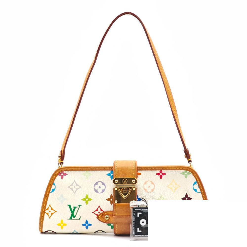 Louis Vuitton Shirley Monogram Multicolor Canvas Blanc Shoulder Bag — view 2