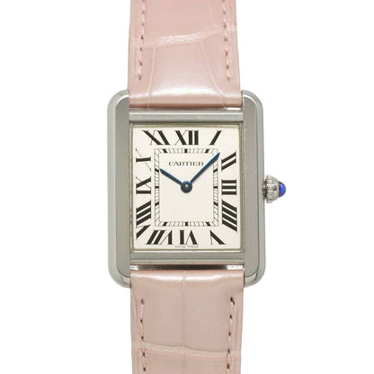 Cartier Tank Solo SM Watch Silver Quartz