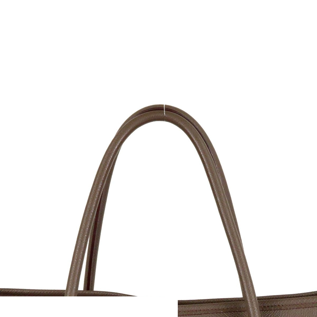 Hermes Garden Party PM Etain Silver Epsom Tote Bag — view 4